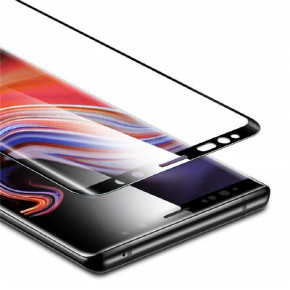Скрийн протектор от закалено стъкло за 3D FULL SCREEN извит Full Glue напълно залепващ за Samsung Galaxy Note 9 N960F с черен кант