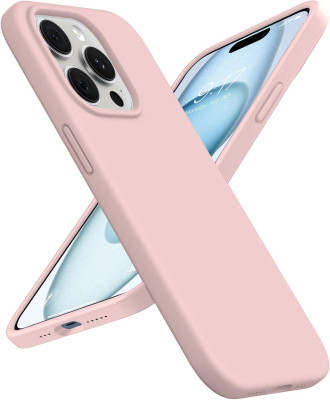   Луксозен силиконов гръб ТПУ ултра тънък SOFT FASHION CASE за Apple iPhone 15 Pro 6.1 розов 