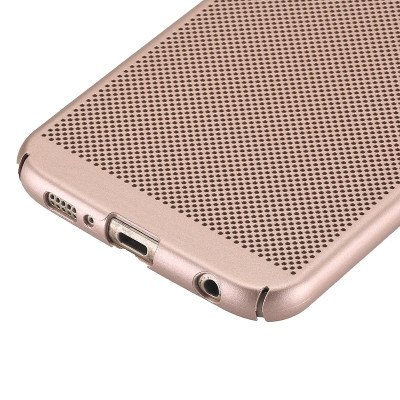   Луксозен твърд гръб ултра тънък PERFO за Samsung Galaxy S8 Plus G955 златист 