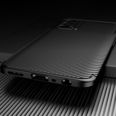   Силиконов гръб ТПУ Карбон за Realme GT Master 5G черен 