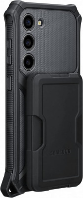   Луксозен защитен гръб оригинален EF-RS916CBEGWW Rugged Gadget Case за Samsung Galaxy S23 Plus SM-S916B черен и графит