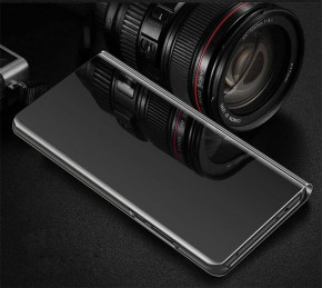 Калъф тефтер огледален CLEAR VIEW за Huawei Nova 8i / Honor 50 Lite черен 
