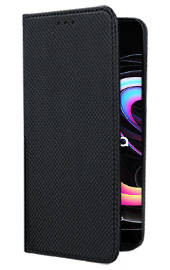 Кожен калъф тефтер и стойка Magnetic FLEXI Book Style за Motorola Edge 20 5G XT2143-1 / Motorola Edge 20 Pro 5G XT2153-1 черен 