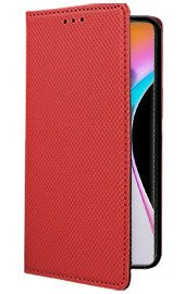 Кожен калъф тефтер и стойка Magnetic FLEXI Book Style за Nokia G20 червен 