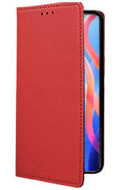 Кожен калъф тефтер и стойка Magnetic FLEXI Book Style за Xiaomi Redmi Note 11 5G 21091116AC / Xiaomi Redmi Note 11T 5G 21091116AI / Xiaomi Poco M4 pro 5G 21091116AG / Xiaomi Redmi Note 11S 5G 22031116BG червен 