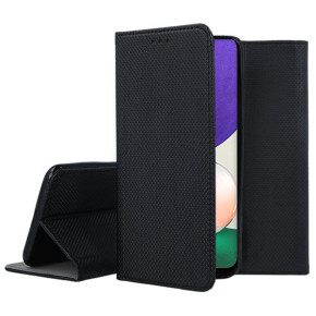 Кожен калъф тефтер и стойка Magnetic FLEXI Book Style за Samsung Galaxy S21 Ultra 5G SM-G998B черен 