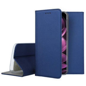 Кожен калъф тефтер и стойка Magnetic FLEXI Book Style за Xiaomi Redmi Note 12 Pro 5G син 