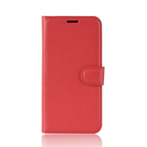 Луксозен кожен калъф тефтер стойка и клипс FLEXI за Huawei Nova 9 / Huawei Honor 50 червен 