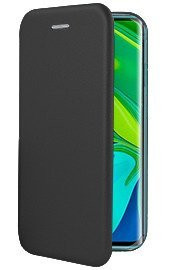 Луксозен кожен калъф тефтер ултра тънък Wallet FLEXI и стойка за Xiaomi Mi Note 10 Lite черен