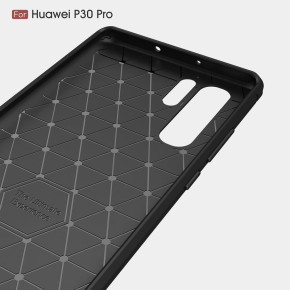 Силиконов гръб ТПУ Карбон за Huawei P30 Pro VOG-L29 черен