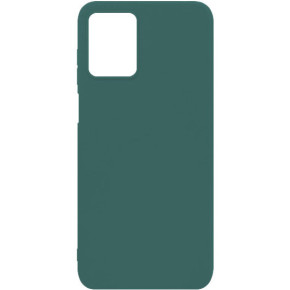 Силиконов гръб ТПУ МАТ ултра тънък за Motorola Moto G13 / Motorola Moto G23 / Motorola Moto G53 тъмно зелен