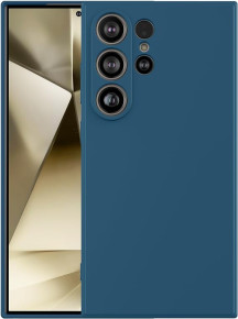 Силиконов гръб ТПУ PREMIUM CASE за Samsung Galaxy S24 Ultra 5G SM-S928B тъмно син 