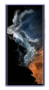  Силиконов гръб ТПУ ултра тънък МАТ електрик за Samsung Galaxy S22 Ultra 5G S908 виолетов 