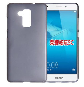 Силиконов гръб ТПУ мат за Huawei Honor 7 lite NEM-L21 / Huawei Honor 5c сив прозрачен