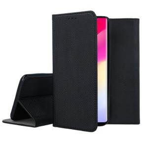 Кожен калъф тефтер и стойка Magnetic FLEXI Book Style за Xiaomi Mi Note 10 Lite черен