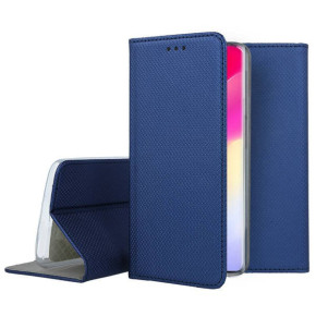 Кожен калъф тефтер и стойка Magnetic FLEXI Book Style за Xiaomi Mi Note 10 Lite син  