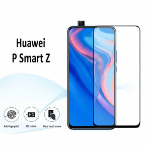 Скрийн протектор от закалено стъкло за 3D FULL SCREEN  Full Glue напълно залепващ за Huawei P Smart Pro STK-L21 / Huawei P Smart Z STK-LX1 с черен кант