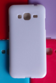 Силиконов гръб ТПУ гланц за Samsung Galaxy J3 J300f бял