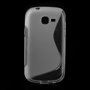 Силиконов гръб ТПУ S-Case за Samsung Galaxy Trend Lite S7390 / Trend Lite Duos S7392 прозрачен