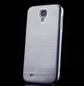 Луксозен алуминиев гръб ултра тънък PERFO за Samsung Galaxy S4 I9500 / S4 I9505 / S4 Value Edition I9515 сребрист