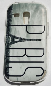 Силиконов гръб ТПУ за Samsung Galaxy S3 Mini I8190 / S3 mini Value Edition I8200 бял PARIS