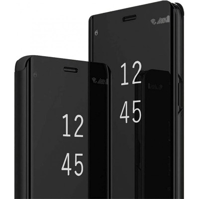   Калъф тефтер огледален CLEAR VIEW за Samsung Galaxy A14 5G SM-A146B черен 