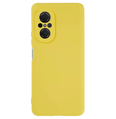   Луксозен силиконов гръб ТПУ ултра тънък МАТ PREMIUM CASE за Huawei Nova 9 SE жълт 