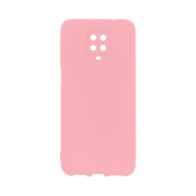   Луксозен силиконов гръб ТПУ ултра тънък МАТ PREMIUM CASE за Xiaomi Redmi Note 9S / Xiaomi Redmi Note 9 Pro розов 