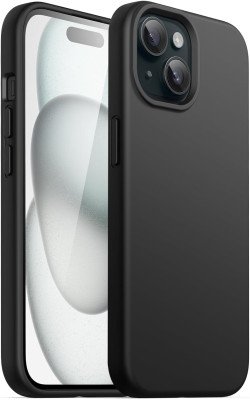   Луксозен силиконов гръб ТПУ ултра тънък SOFT FASHION CASE за Apple iPhone 15 6.1 черен 