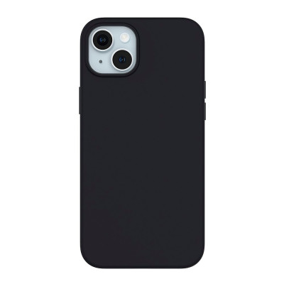   Луксозен силиконов гръб ТПУ ултра тънък SOFT FASHION CASE за Apple iPhone 15 Plus 6.7 черен 