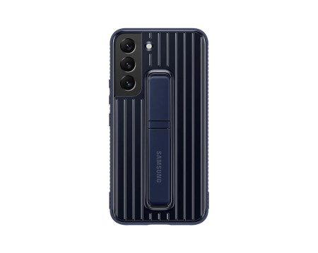   Луксозен твърд гръб оригинален EF-RS901CNEGWW Protective Standing Cover за Samsung Galaxy S22 5G SM-S901B тъмно син 