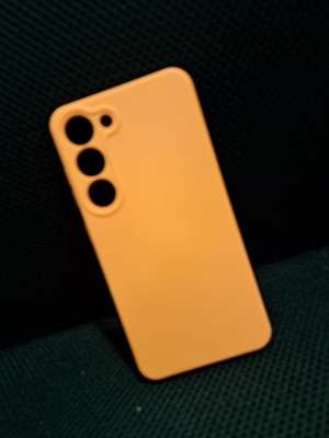   Силиконов гръб ТПУ PREMIUM CASE за Samsung Galaxy S23 SM-S911B оранжев неон 
