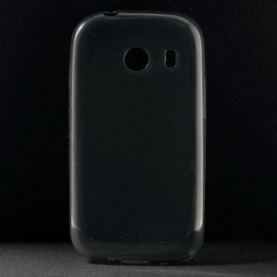 Силиконови гърбове Силиконови гърбове за Samsung Силиконов гръб ТПУ ултра тънък за Samsung Galaxy Ace Style G310 сив прозрачен