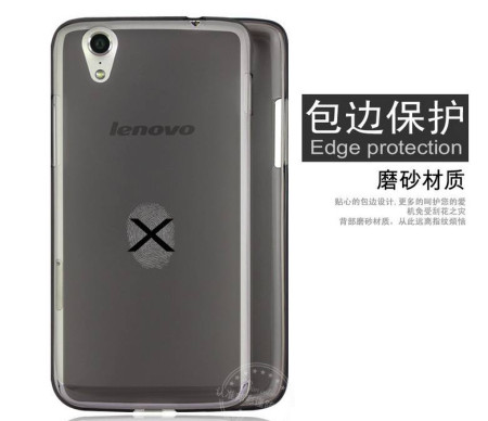 Силиконови гърбове Силиконови гърбове за Lenovo Силиконов гръб ТПУ за Lenovo Vibe X S960 / Lenovo S960 тъмно сив прозрачен