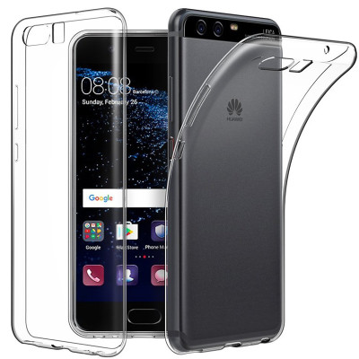 Силиконови гърбове Силиконови гърбове за Huawei Силиконов гръб ТПУ ултра тънък за Huawei P10 Plus кристално прозрачен
