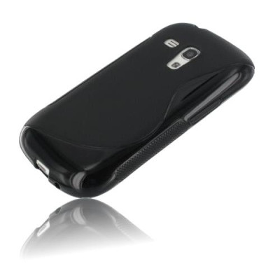 Силиконови гърбове Силиконови гърбове за Samsung Силиконов  гръб ТПУ S-CASE за Samsung Galaxy S3 Mini i8190 черен