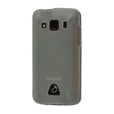 Силиконови гърбове Силиконови гърбове за Samsung Силиконов гръб ТПУ мат за Samsung Galaxy Xcover S5690 бял прозрачен