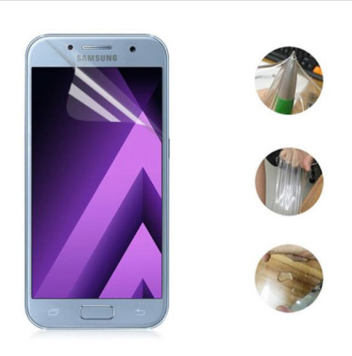 Скрийн протектори Скрийн протектори за Samsung Скрийн протектор извит ТПУ / мек  / удароустойчив Full Screen покриващ целият дисплей за Samsung Galaxy A5 2017 A520F кристално прозрачен