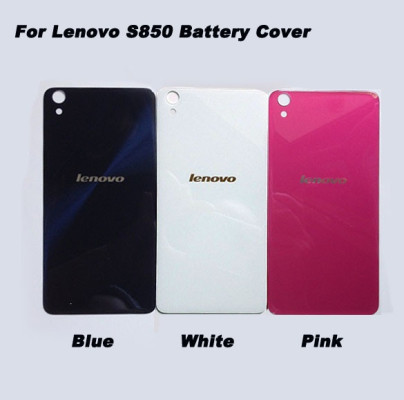 Твърди гърбове Твърди гърбове за Lenovo Оригинален заден капак/ резервна част / за LENOVO S850 черен