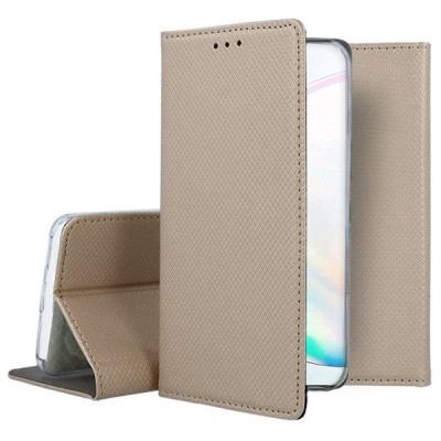 Кожени калъфи Кожени калъфи за Samsung  Кожен калъф тефтер и стойка Magnetic FLEXI Book Style за Samsung Galaxy Note 10 Plus N975F златист 