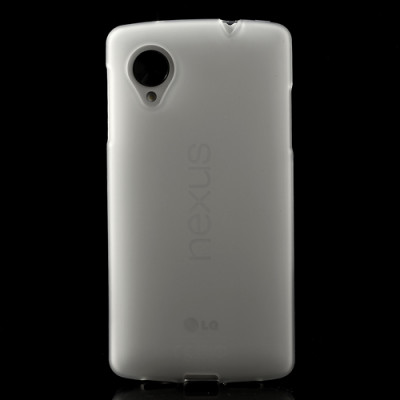 Силиконови гърбове Силиконови гърбове за LG Силиконов гръб ТПУ мат за LG Google Nexus 5 E980 бял