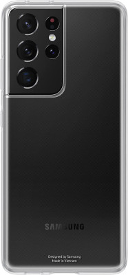   Луксозен твърд гръб ултра тънък оригинален EF-QG998TTEGWW за Samsung Galaxy S21 Ultra G998 кристално прозрачен