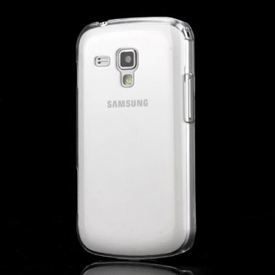 Твърди гърбове Твърди гърбове за Samsung Ултра тънък предпазен твърд гръб кристално прозрачен за Samsung galaxy S Duos S7562 / Galaxy S Duos 2 S7582 / Trend plus S7580