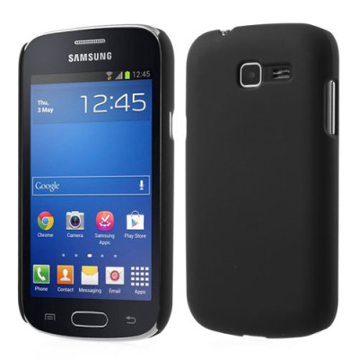 Твърди гърбове Твърди гърбове за Samsung Твърд предпазен гръб мат за Samsung Galaxy Trend Lite S7390 / Trend Lite Duos S7392 черен