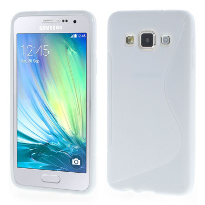 Силиконови гърбове Силиконови гърбове за Samsung Силиконов гръб ТПУ S-Case за Samsung Galaxy A3 A300F бял